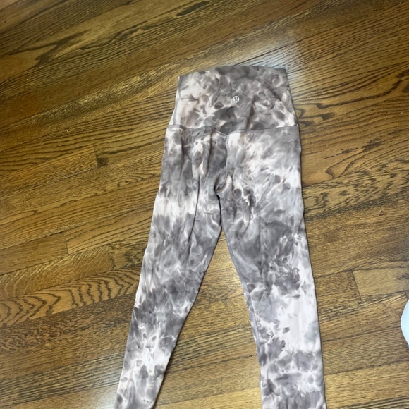 🟫🩵PACK OF 2🩵🟫~Lululemon 25” Align Pants, Blue and Brown Pattern (see descr.) - Picture 2 of 8